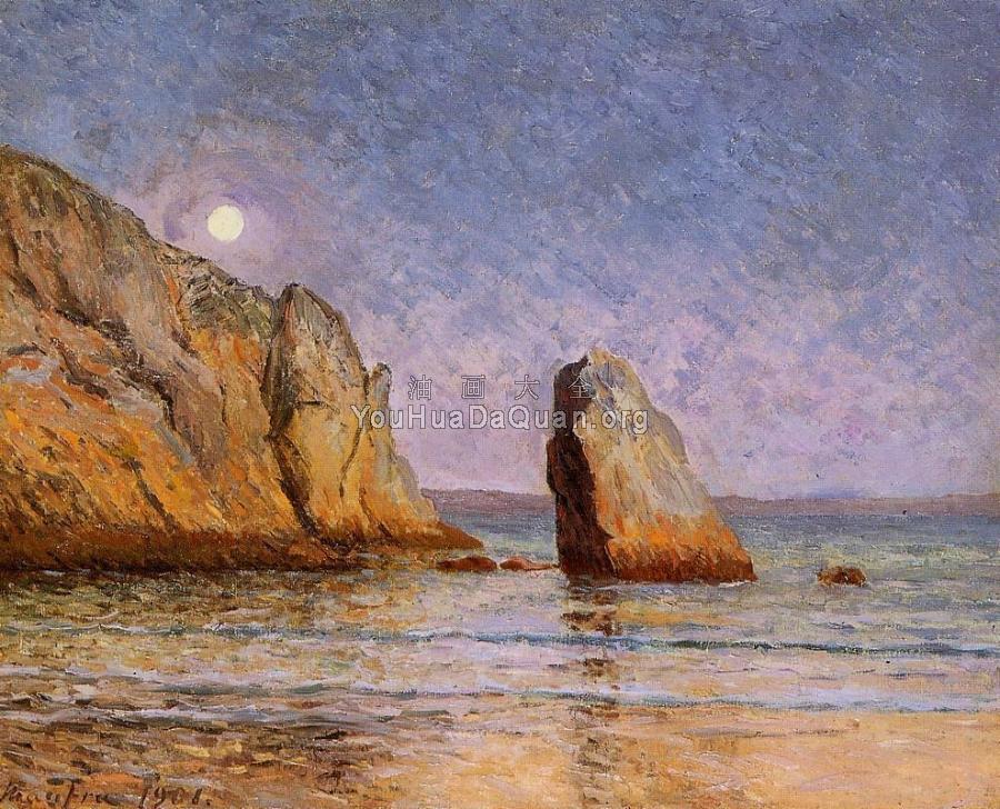 Moonrise, Bay of Douarnenez - 马克西姆·莫福拉